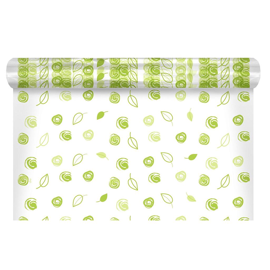 ROULEAU POLYPRO IMPRIME BOURGEON VERT 80cm x100CM_14E0187  