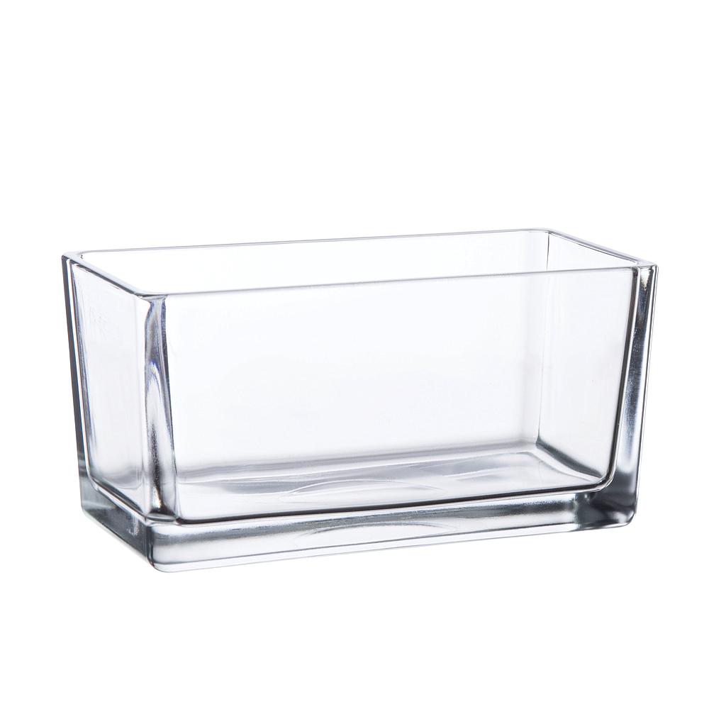 JARDINIERE VERRE  TRANSPARENT 15,2x8x7,7CM_1824 