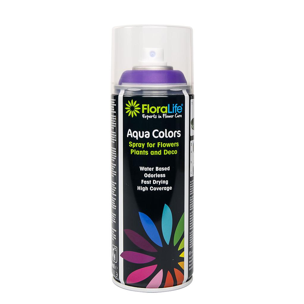 SPRAY PEINTURE POUR FLEURS_AQUA COLORS_OASIS FLORALIFE _ VIOLET 400ML_30-20450