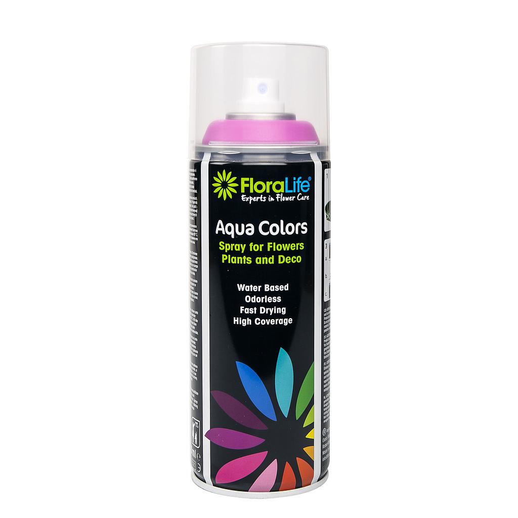 SPRAY PEINTURE POUR FLEURS_AQUA COLORS_OASIS FLORALIFE _CERISE 400ml_30-20420