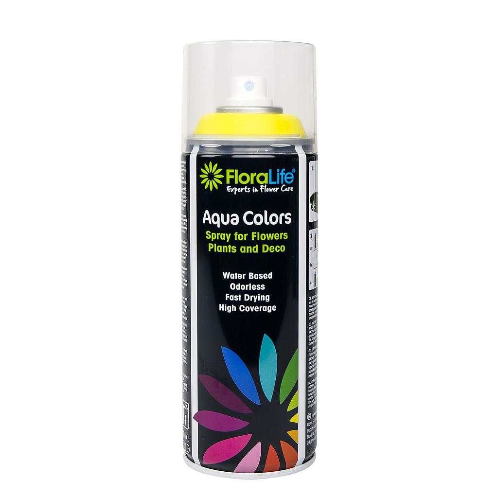 SPRAY PEINTURE POUR FLEURS_AQUA COLORS_OASIS FLORALIFE _ JAUNE 400ml_30-20210