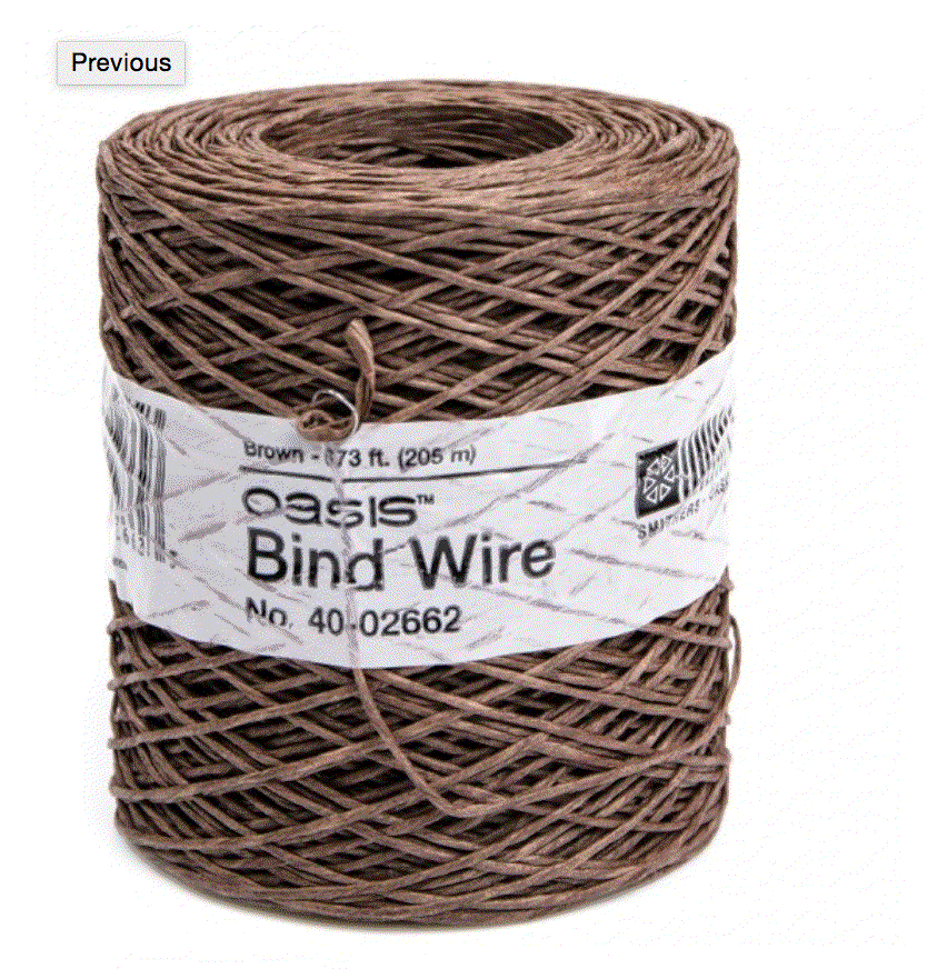 FIL A LIER BINDWIRE MARRON 205m_OASIS_40-00102