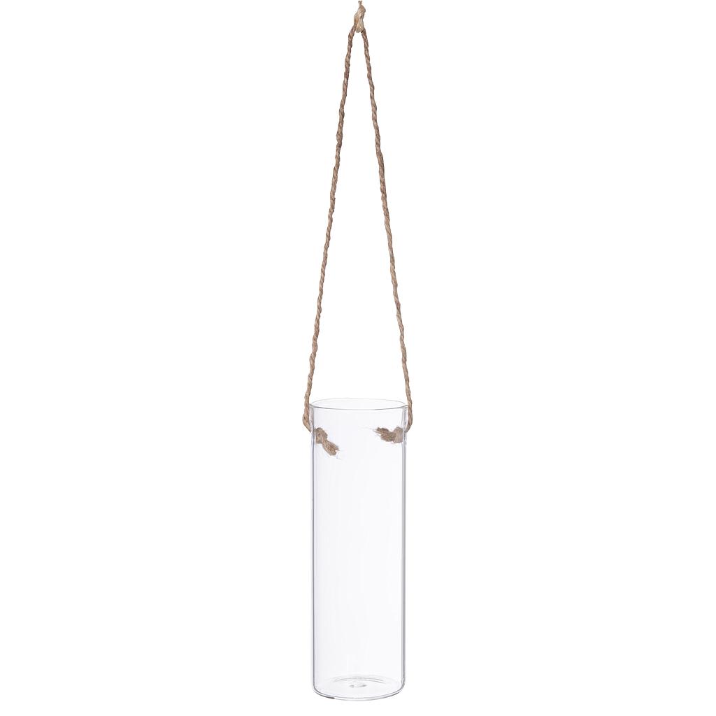 SUSPENSION TUBE EN VERRE H15cm_ DIAM 5 cm_39020