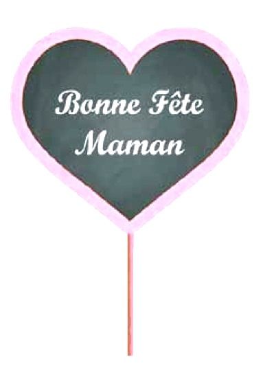 ARDOISE ROSE BONNE FETE MAMANx12pcs_ARD30-PK