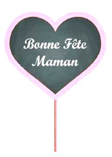 ARDOISE ROSE BONNE FETE MAMANx12pcs_ARD30-PK