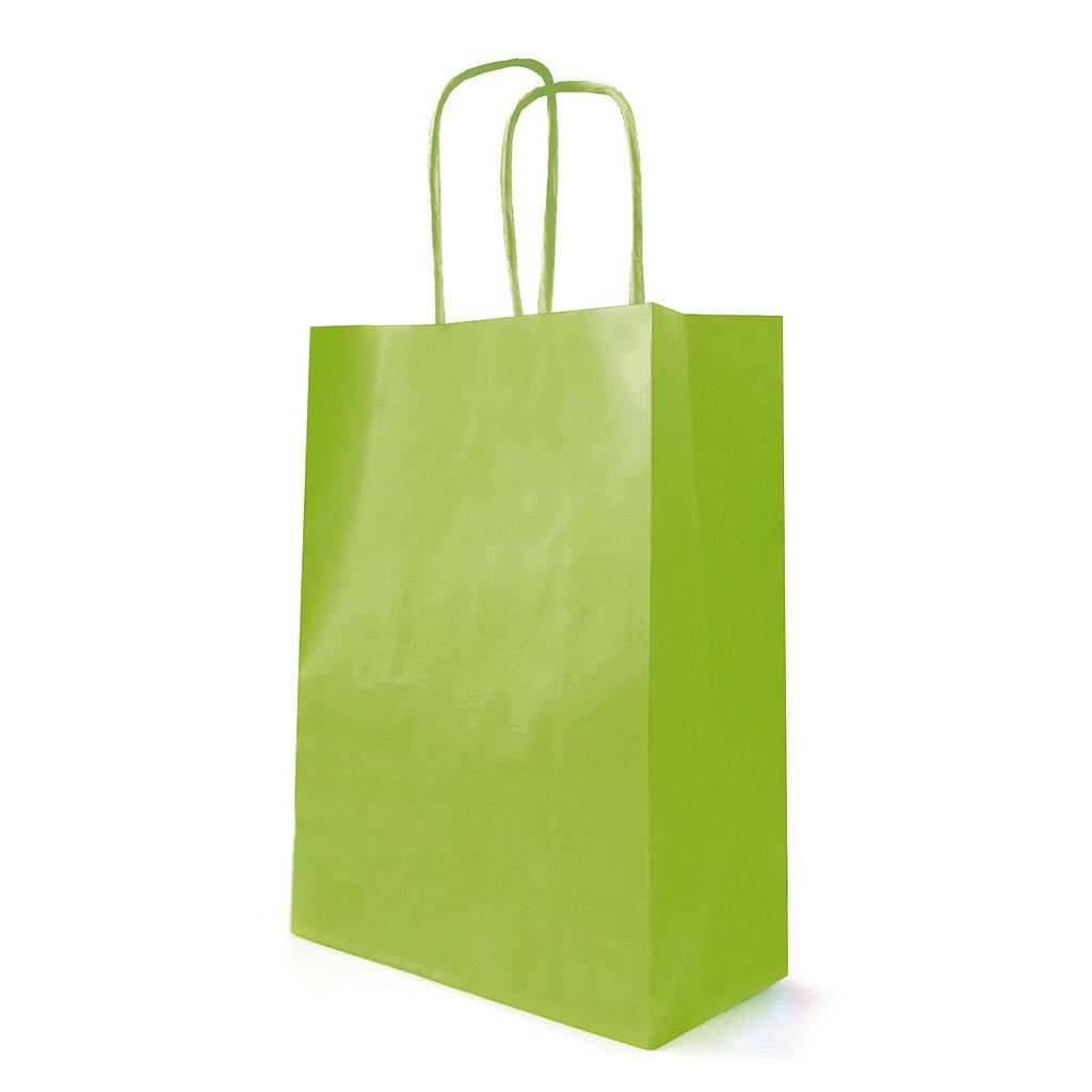 SAC KRAFT VERT 18+08x22cm_50PCS_21369