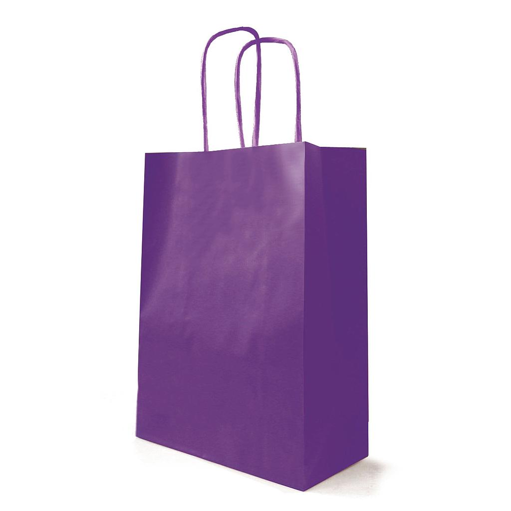 SAC KRAFT VIOLET 23+12x30CM_50PCS _21364