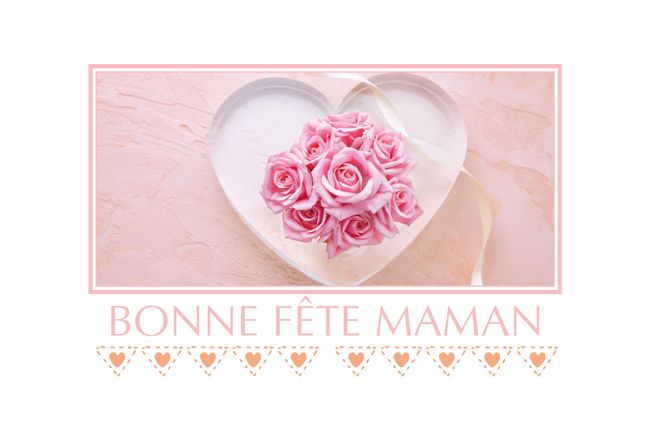 CARTE "BONNE FETE MAMAN" SACHETx15pcs_754