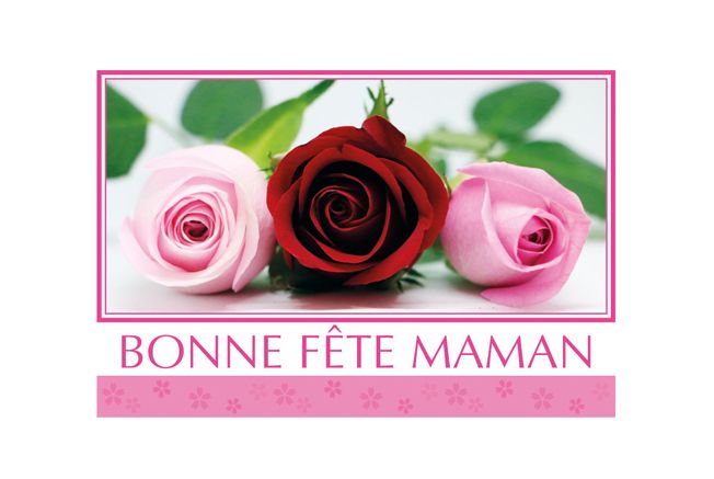 CARTE "BONNE FETE MAMAN" SACHETx15pcs_757