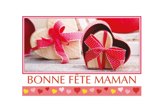 CARTE "BONNE FETE MAMAN" SACHETx15pcs_762