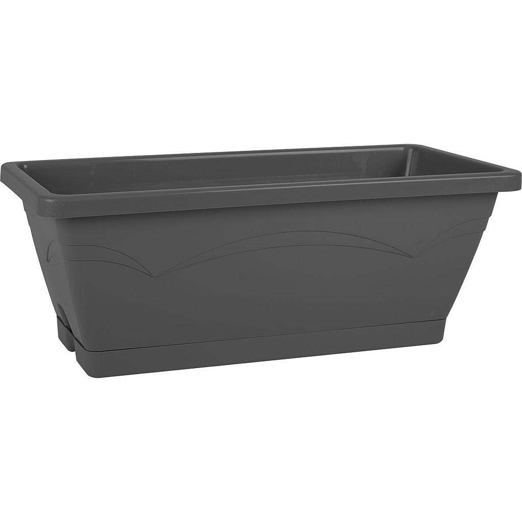 JARDINIERE MELODIE + PLATEAU_40cm_ANTHRACITE_R011141