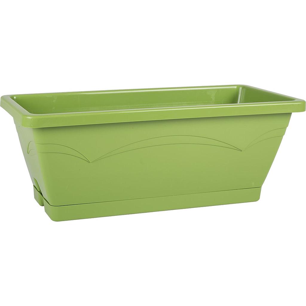 JARDINIERE MELODIE + PLATEAU_40cm_VERT_R01114