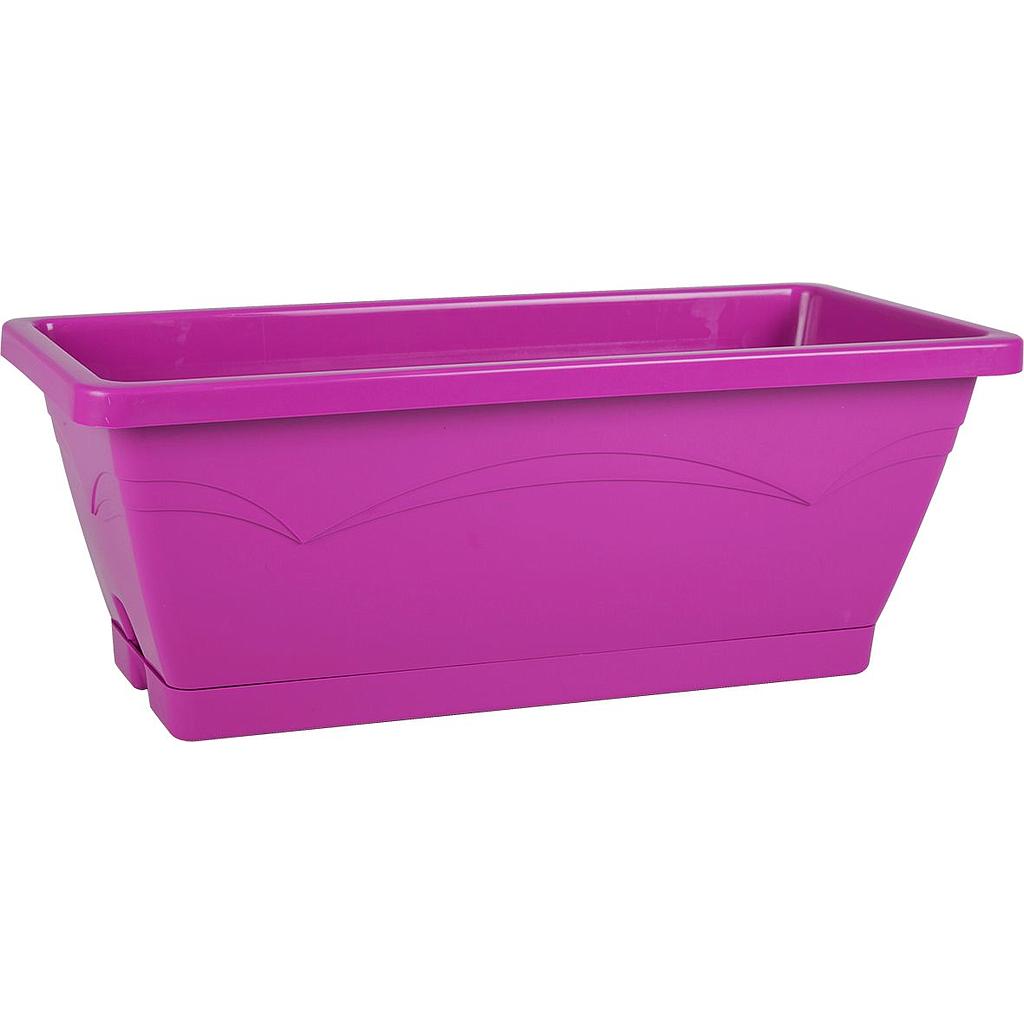 JARDINIERE MELODIE + PLATEAU_50cm_FUCHSIA_R011151