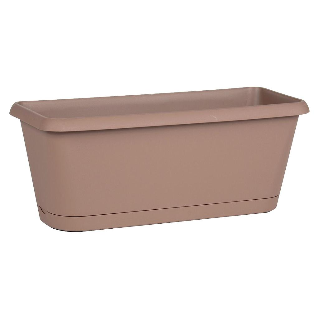 JARDINIERE CHORUS + PLATEAU_40 cm_TAUPE_013529