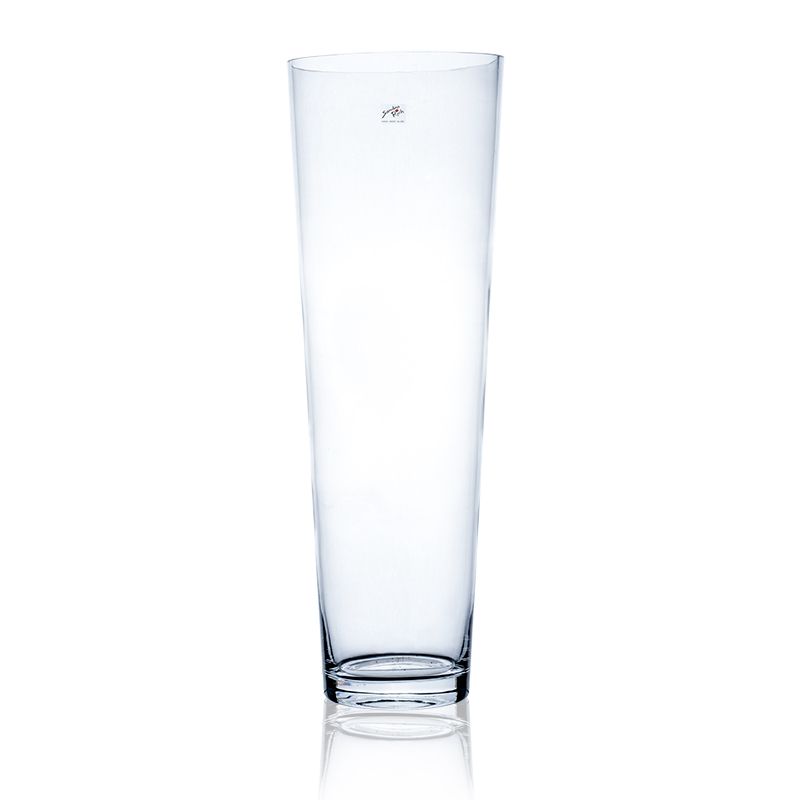 VASE CONIQUE_TRANSPARENT_H 70cm DIAM 19cm_174-70-99