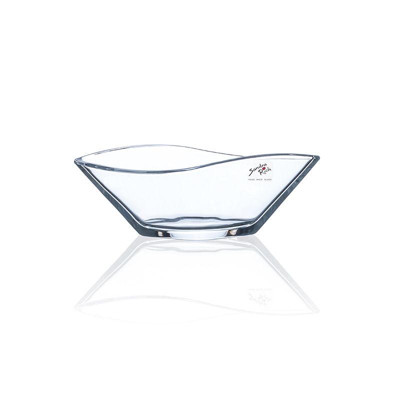 FEUILLE VERRE ELEGANCE_TRANSPARENT_H 6,5cm L 19cm P11cm_1911-19-99