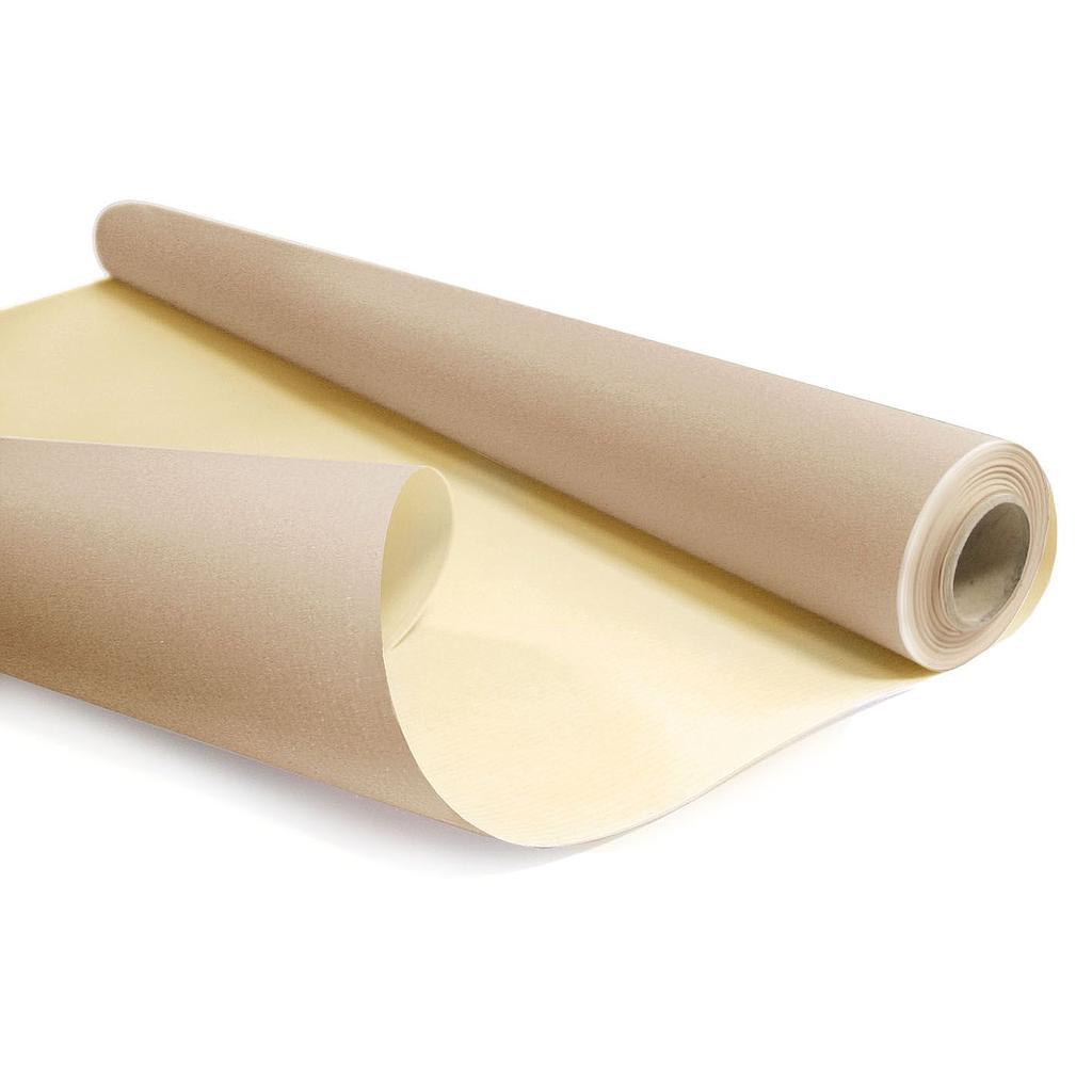 ROULEAU DE PAPIER KRAFT DUO_RECTO/VERSO_ 0.79x40M_BLANC/SABLE_77R0107 
