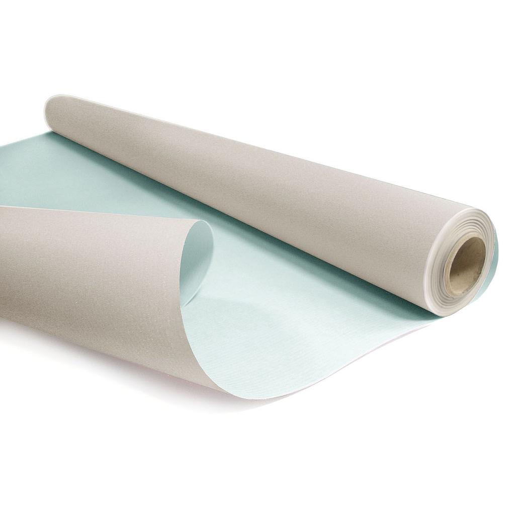 ROULEAU PAPIER KRAFT DUO_RECTO/VERSO_0.79x40M_GRIS/BLEU CIEL_77R0108 