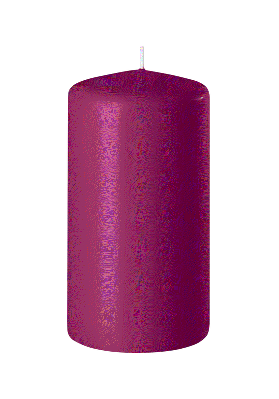 BOUGIE CYLINDRIQUE 120/60 x12_FRAMBOISE_SAFE CANDLE_8-T12060-12 