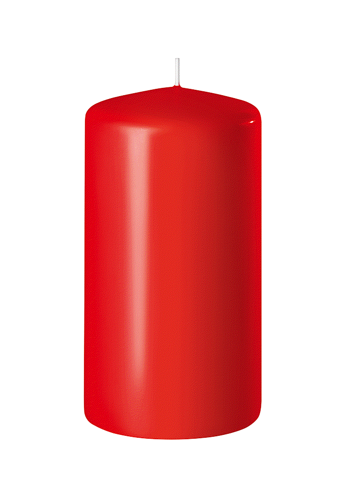 BOUGIE CYLINDRIQUE_60/40 x24pcs_ROUGE_SAFE CANDLE_8-T6040-24