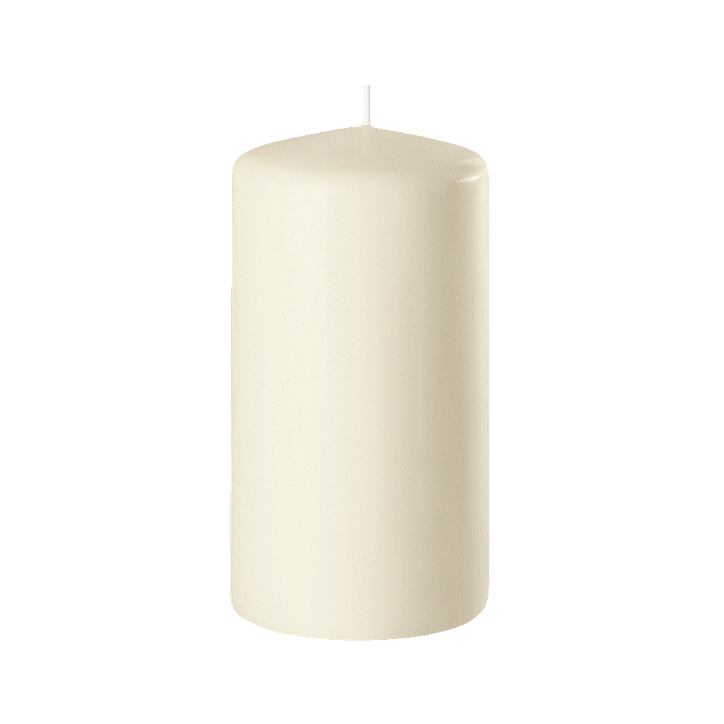 BOUGIE CYLINDRIQUE_100/60 x8pcs_IVOIRE_SAFE CANDLE_8-T10060-8