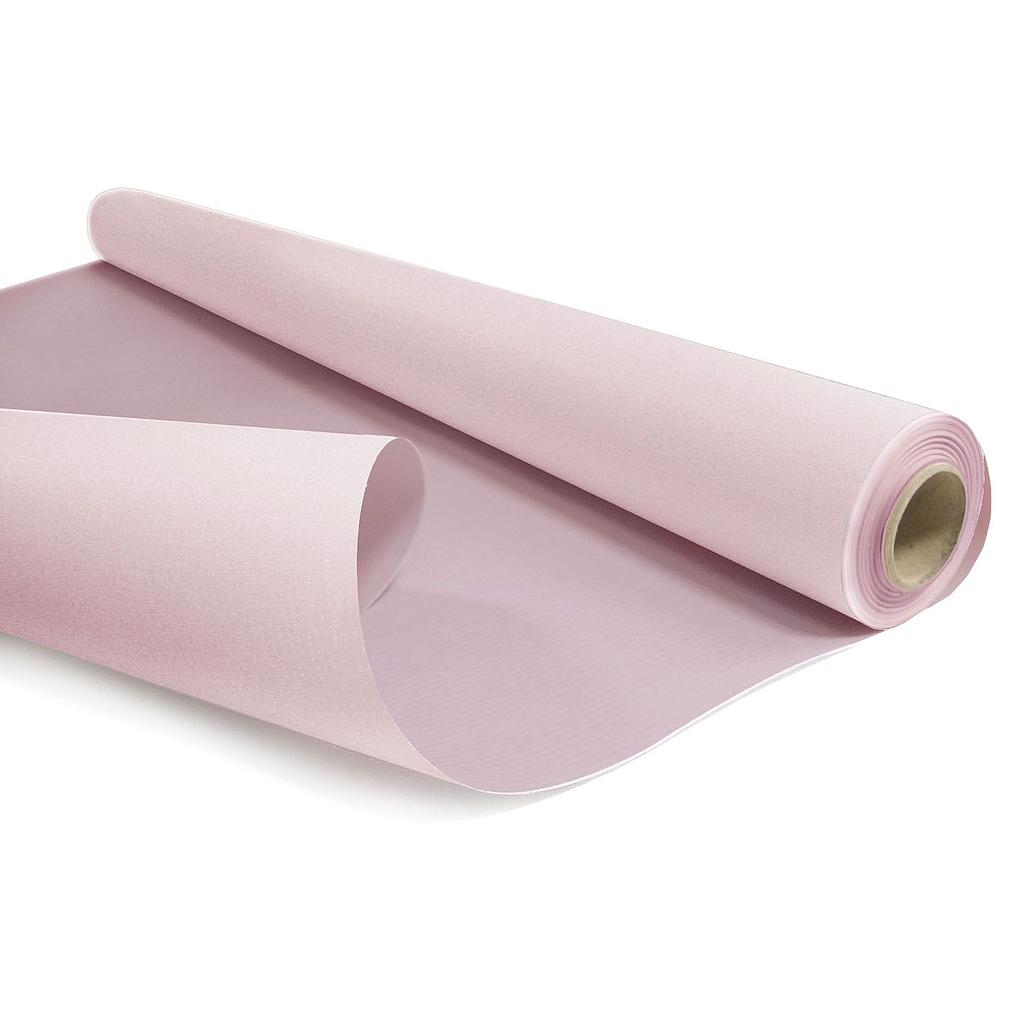 ROULEAU DE PAPIER KRAFT DUO_RECTO/VERSO_0.79x40M_ROSE MAT/ROSE POUDRE_77R0109 