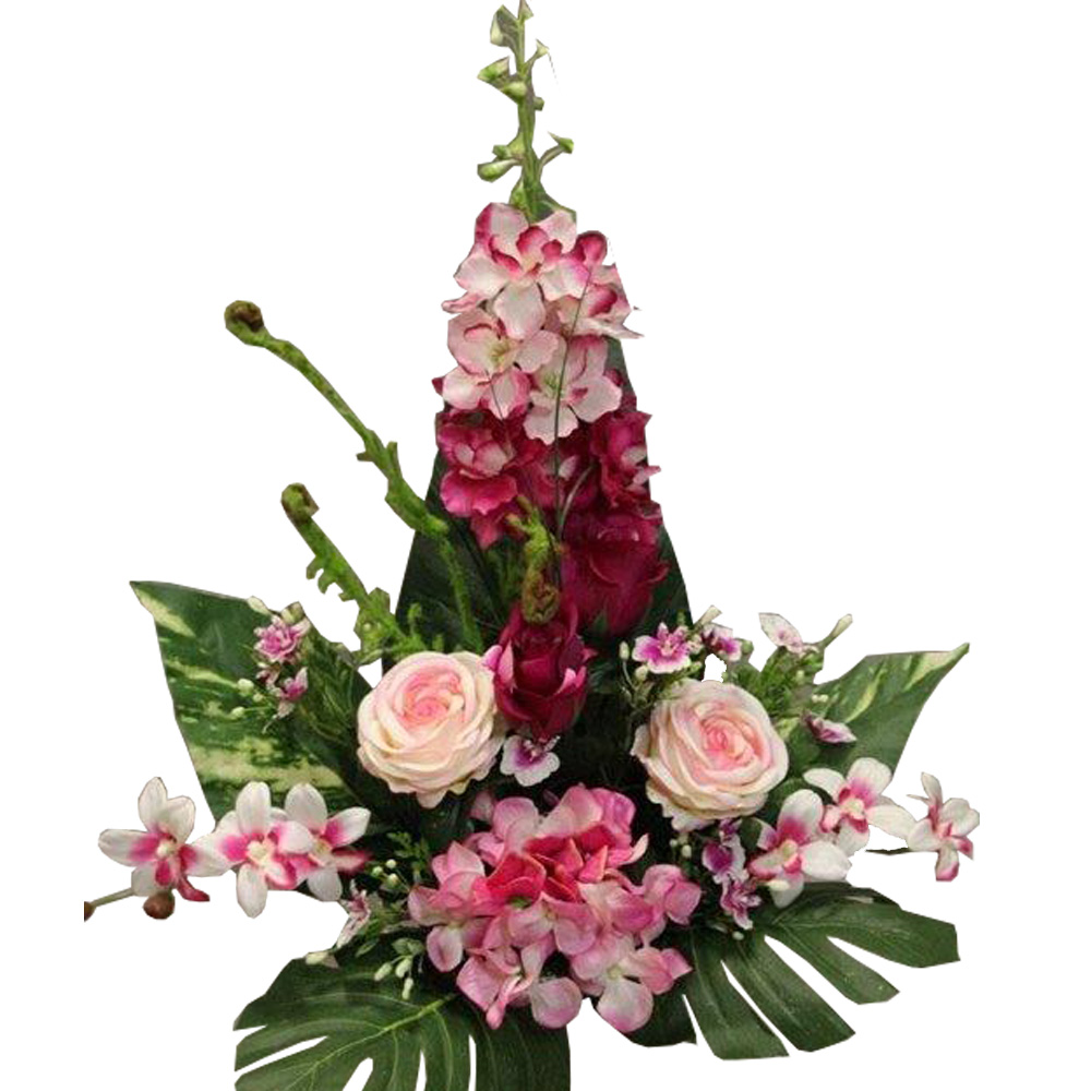 BOUQUET ROSE ORCHIDEE x13_ROSE_117063_PK