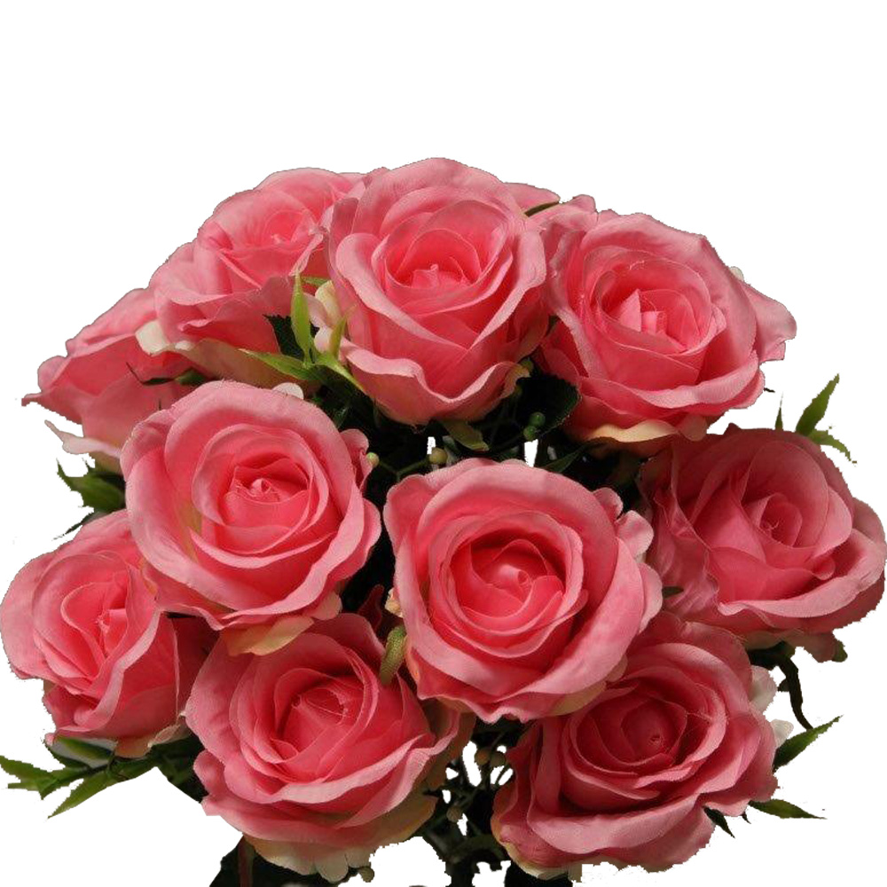 BOUQUET ROSE GYPSOPHILEx11_ROSE_YM002_PK