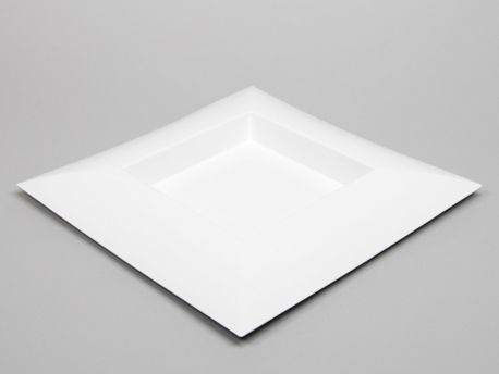 PLATEAU PLASTIQUE CARRE_BLANC_40x40x4,5cm_223497