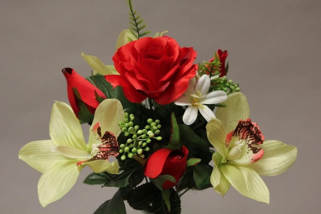 BOUQUET ROSE CYMBIDIUM x11_ROUGE_558099_R