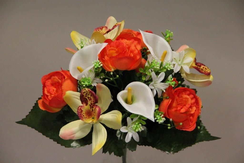 BOUQUET PIVOINE ORCHIDEEx10_ORANGE_918862_O