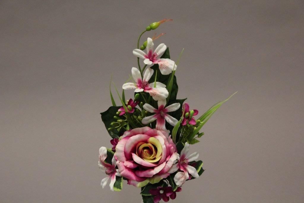 BOUQUET ROSE ORCHIDEE x6_ROSE_118847_PK