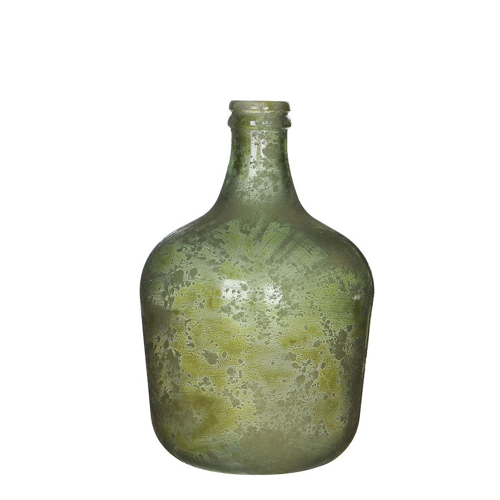 BOUTEILLE_H 42cm x DIAM 27cm_ VERRE VERT_1024004