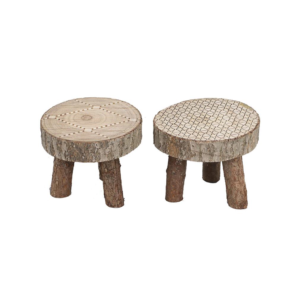 TABOURET EN BOIS 18-20x15cm_30814-017