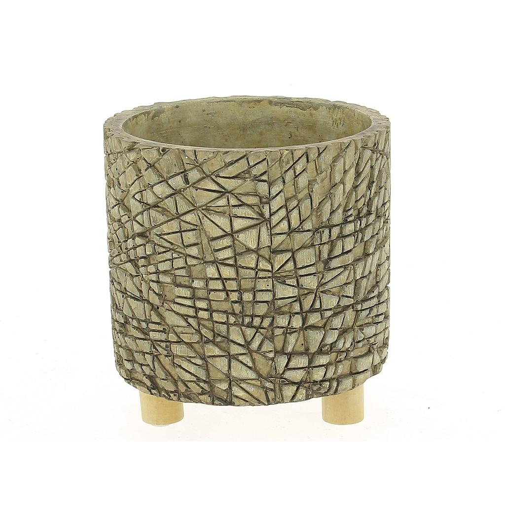 POT ROND SUR PIED BOIS_14x14x14,5cm_18CCP2027