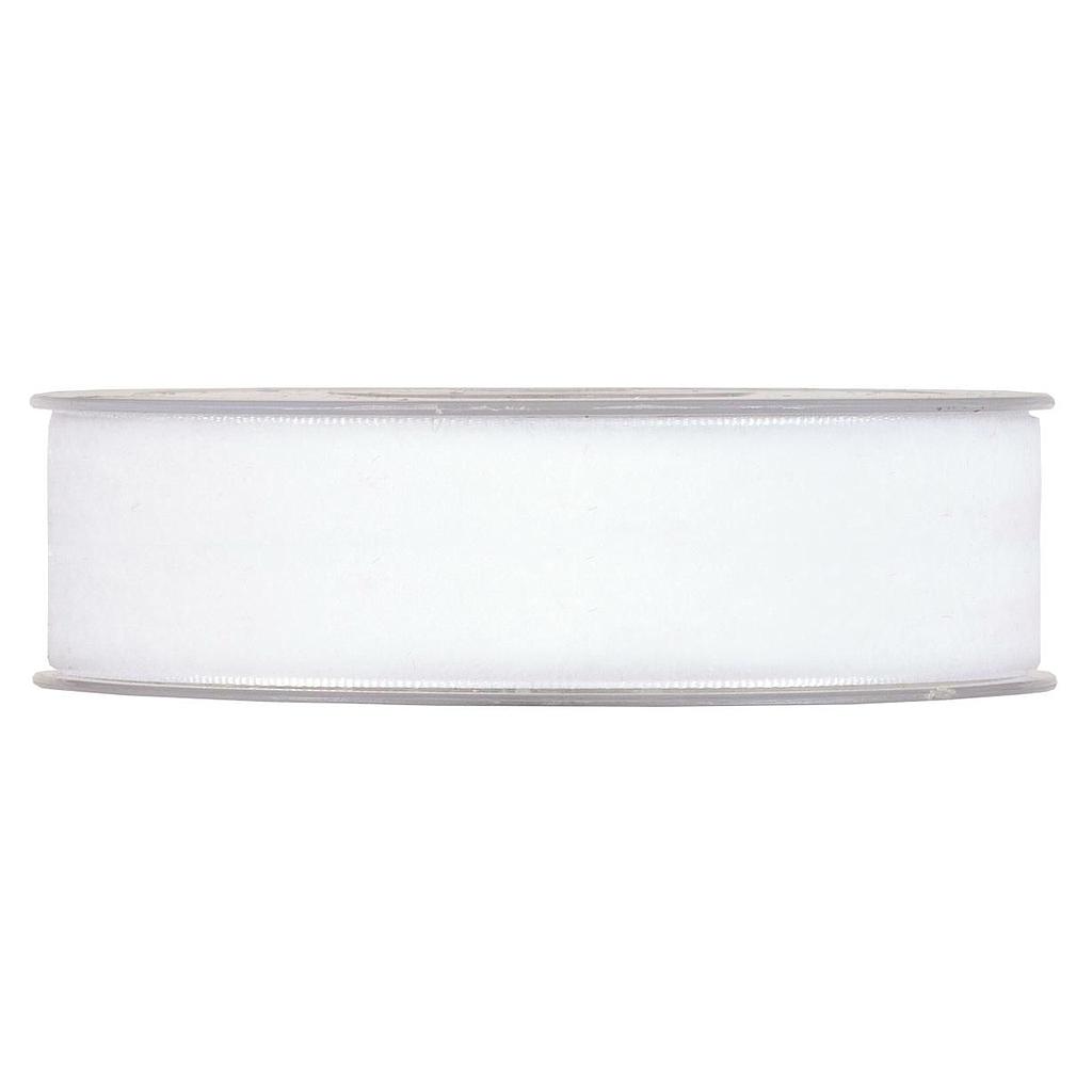 RUBAN VELOURS BLANC 25mm x 9m_3411M 01