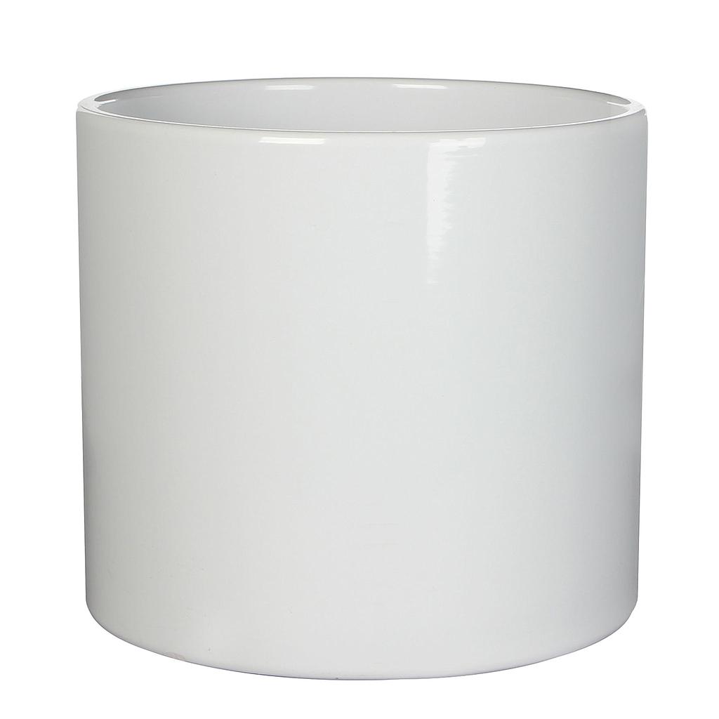 POT ROND BLANC_ERA_ H31cm DIAM 32,5cm_144058