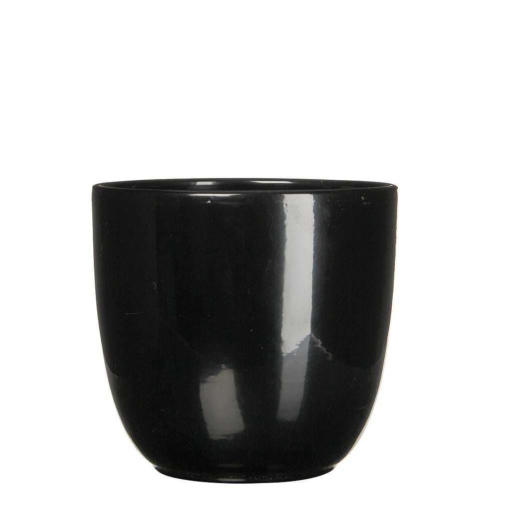 POT ROND TUSCA _NOIR_H23cm Diam 25cm_144789