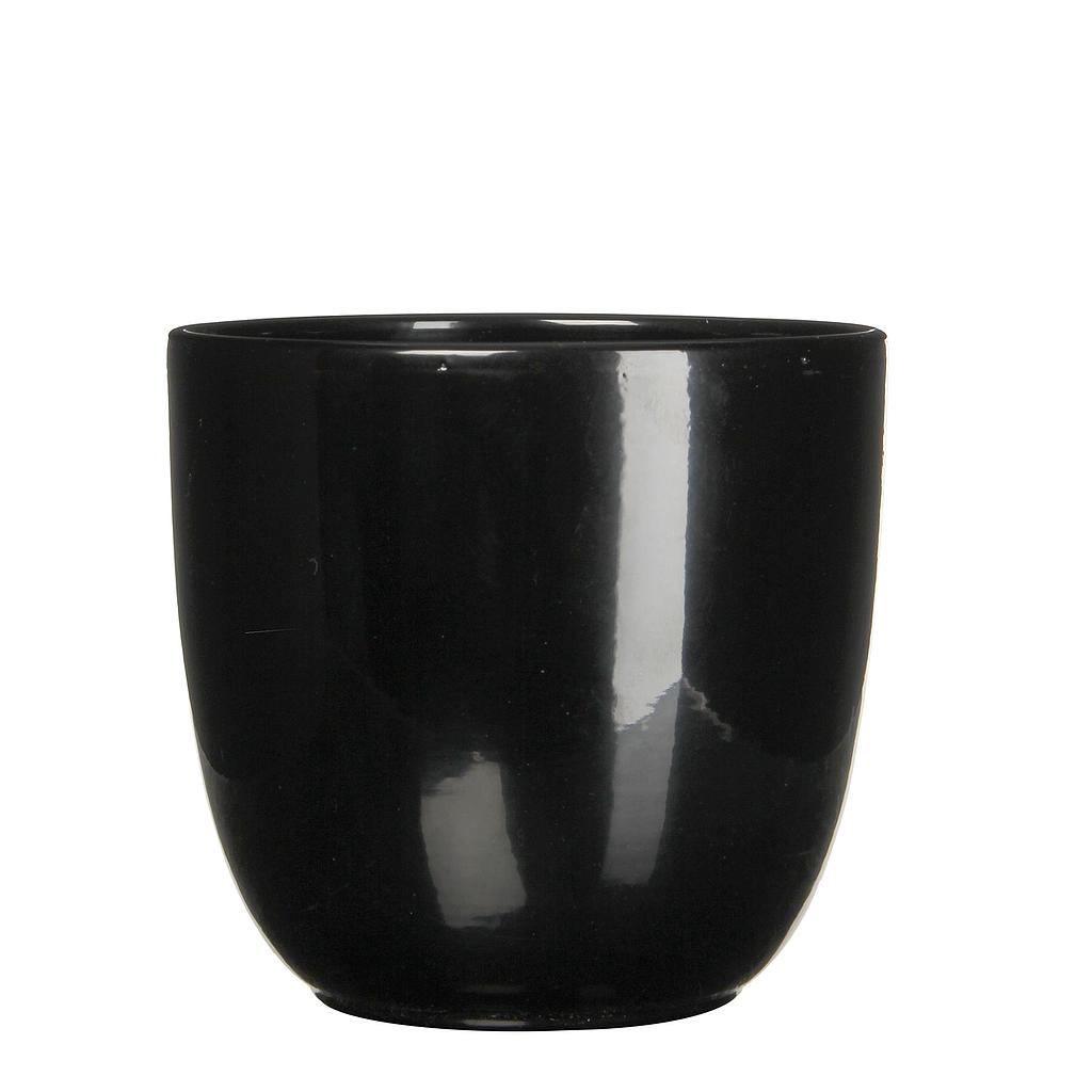 POT ROND TUSCA _NOIR_H25cm Diam 28cm_144790