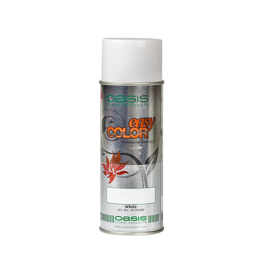 SPRAY COULEUR_BLANC_BOMBE DE PEINTURE POUR FLEURS_ EASY COLOR_400ml_OASIS_30-05400