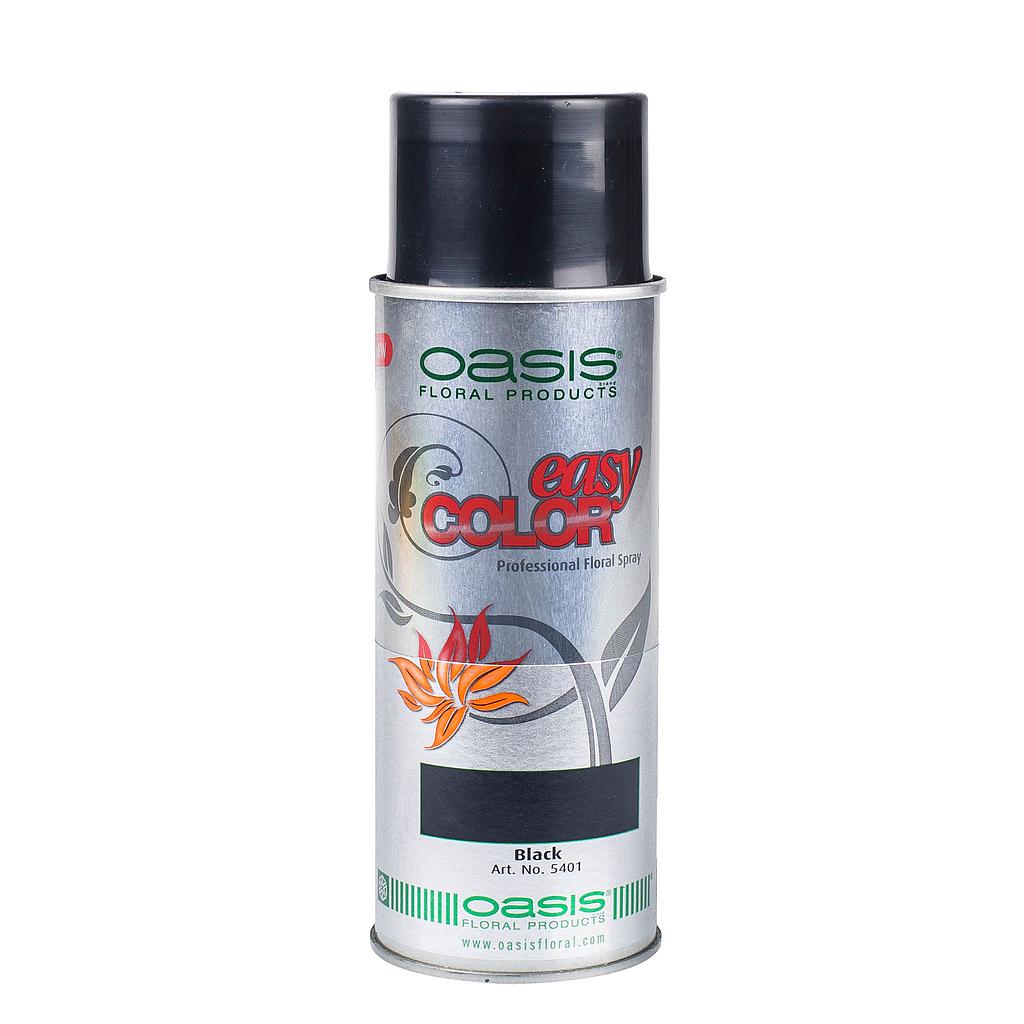 SPRAY COULEUR_NOIR_BOMBE DE PEINTURE POUR FLEURS_ EASY COLOR_400ml_OASIS_30-05401 30-05219