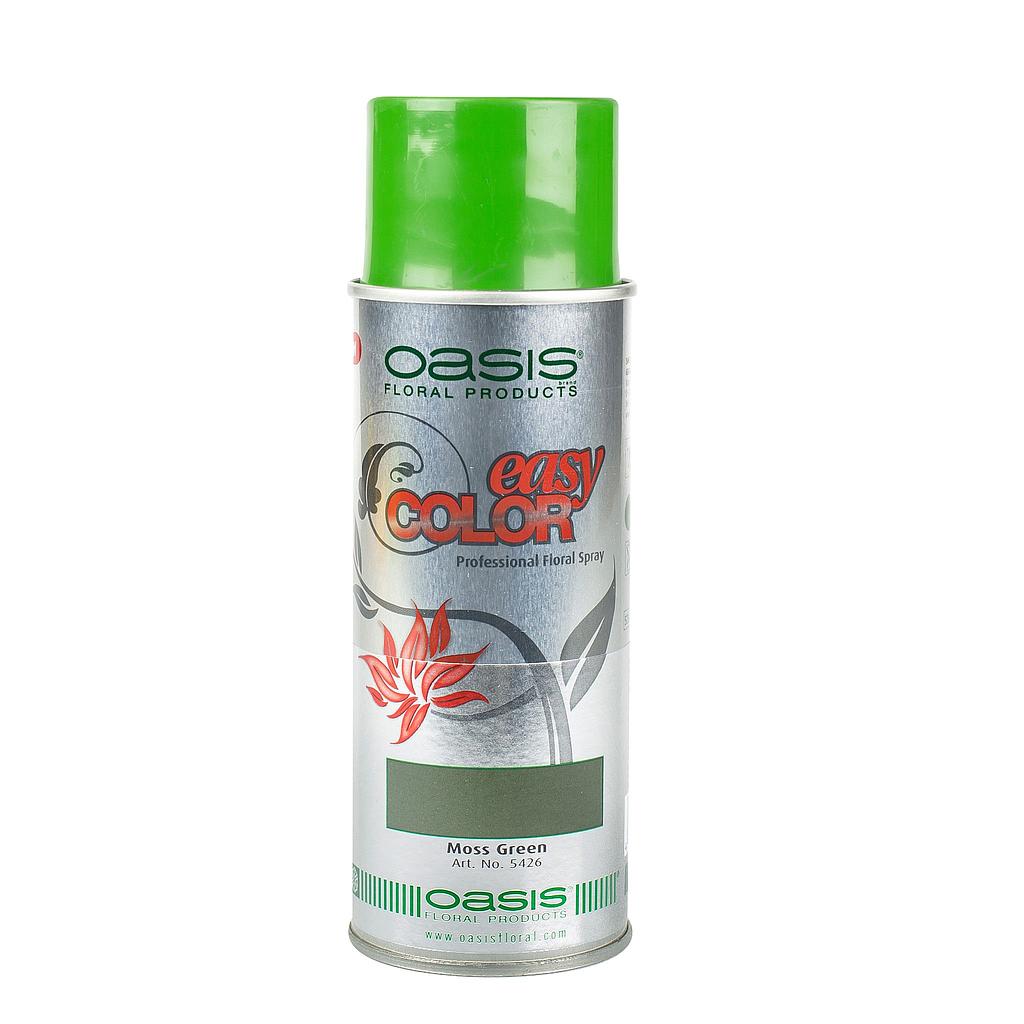 SPRAY COULEUR_VERT MOUSSE_BOMBE DE PEINTURE POUR FLEURS_ EASY COLOR_400ml_OASIS_30-05426