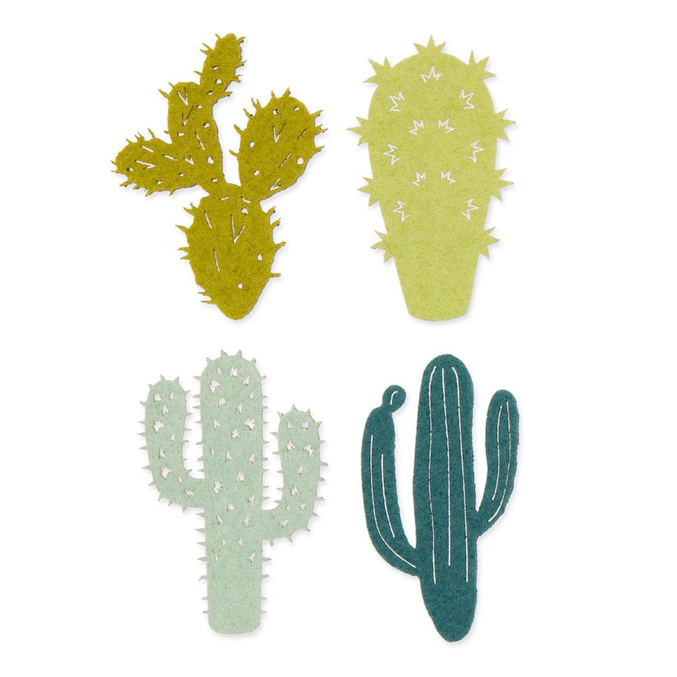 SACHET DE FEUTRINE CACTUS_BLEU VERT_SACHET DE 16 pcs_63197-000-133