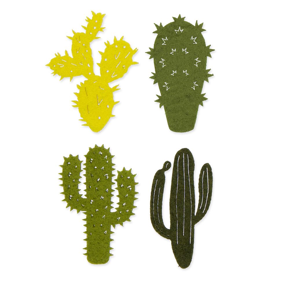 SACHET DE FEUTRINE CACTUS_VERT_SACHET DE 16 pcs_63197-000-561