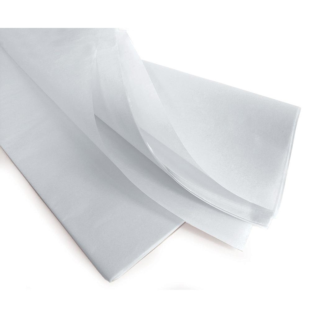 RAME PAPIER DE SOIE BLANC _75x50cm_17gr/m2 _x240 FEUILLES_SMOOTH / SIRIUS_840002