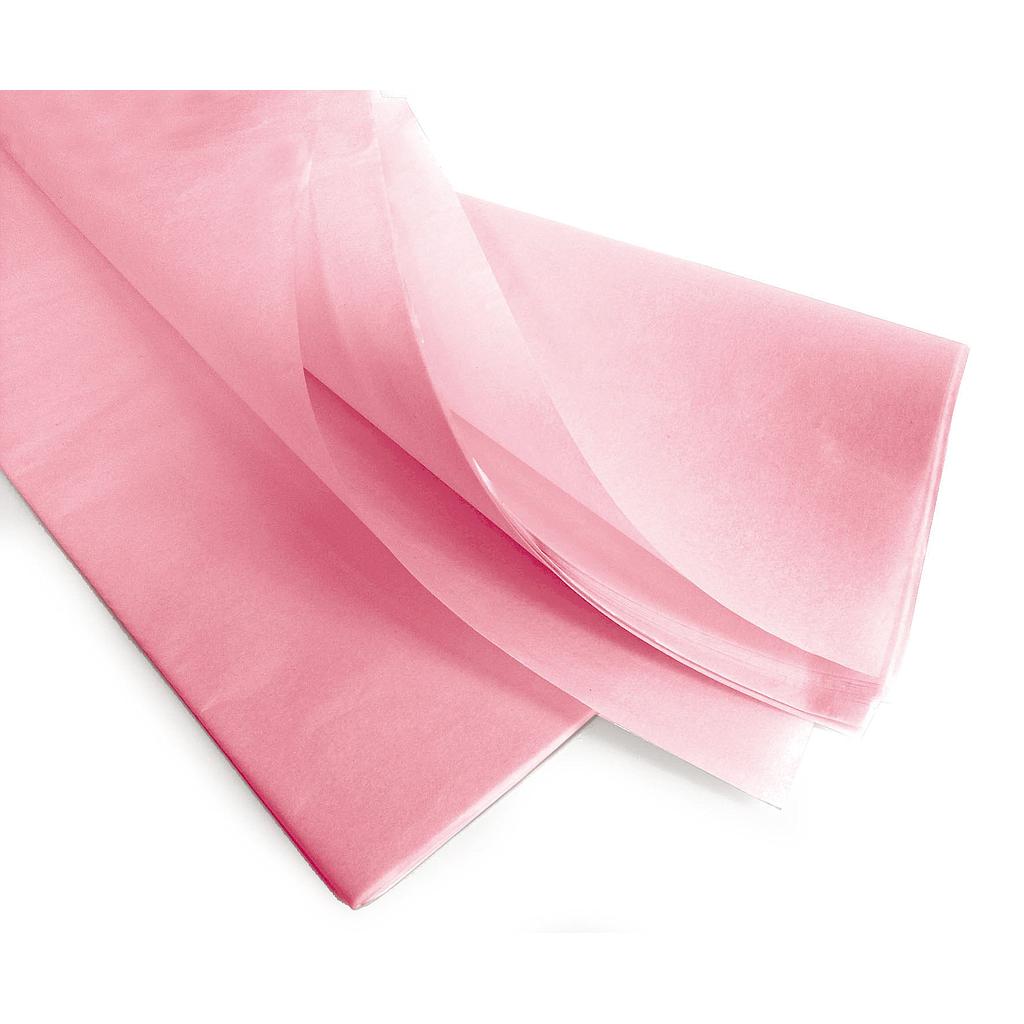 RAME PAPIER DE SOIE ROSE _75x50cm_17gr/m2 _x240 FEUILLES_SMOOTH / SIRIUS_840008