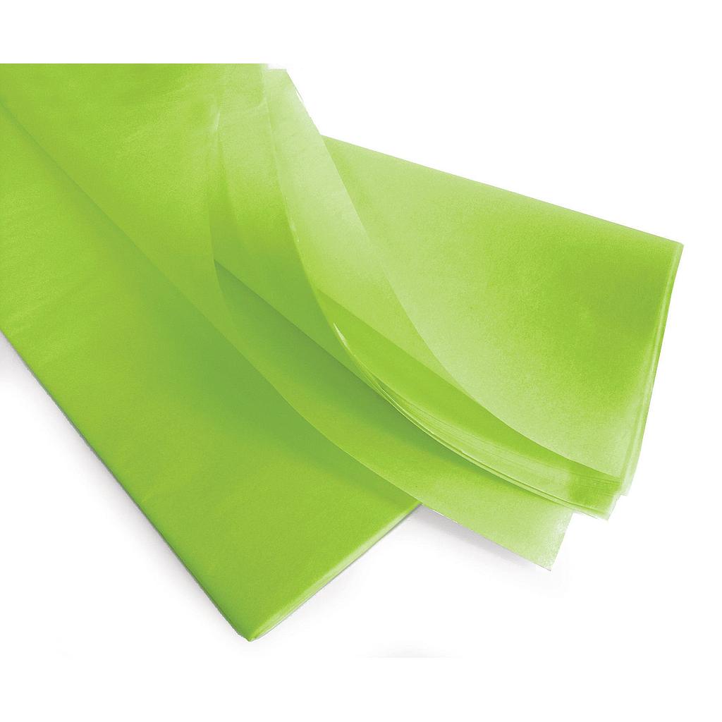 RAME PAPIER DE SOIE VERT GRANNY _75x50cm_17gr/m2 _x240 FEUILLES_SMOOTH / SIRIUS_840010