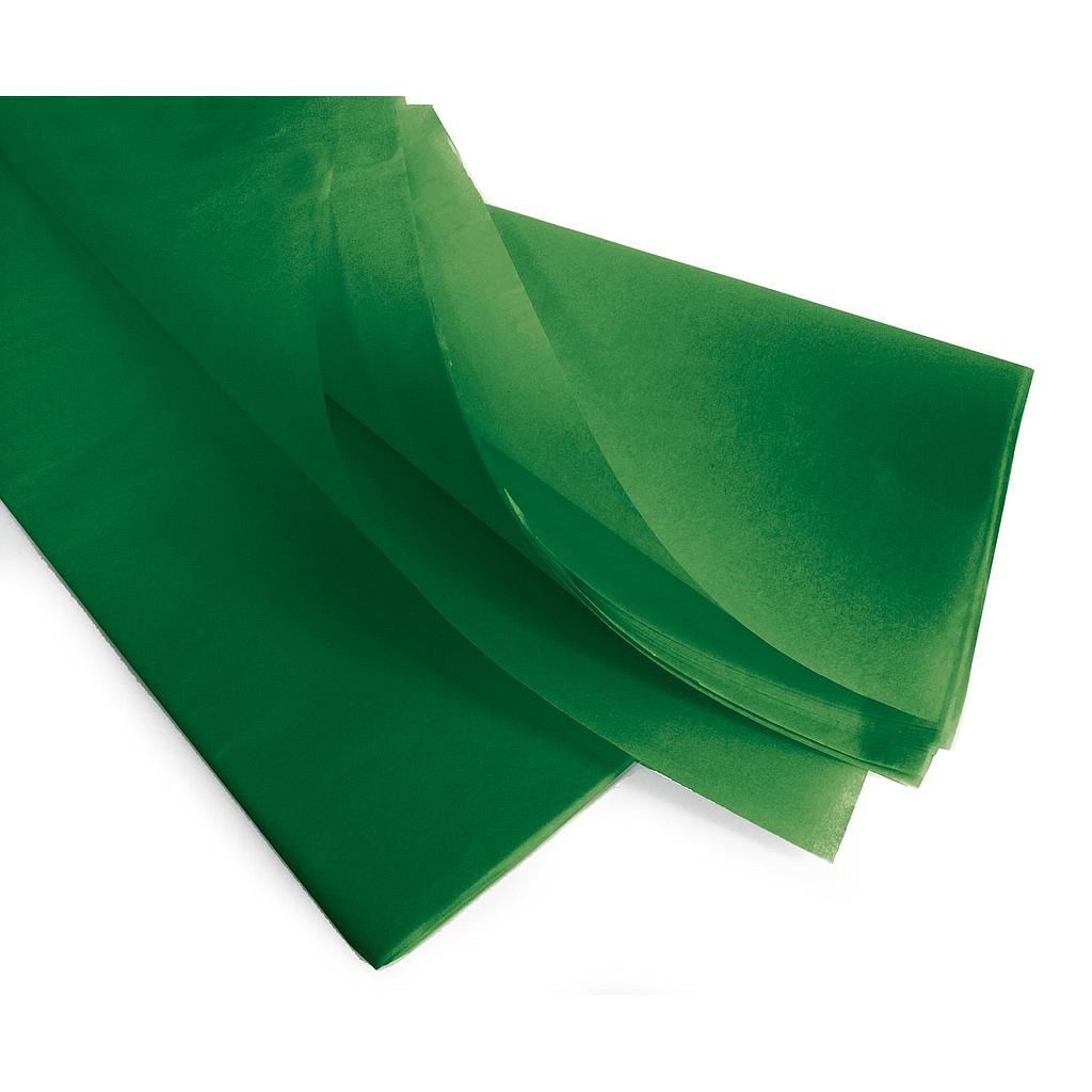 RAME PAPIER DE SOIE VERT SAPIN _75x50cm_17gr/m2 _x240 FEUILLES_SMOOTH / SIRIUS_840011