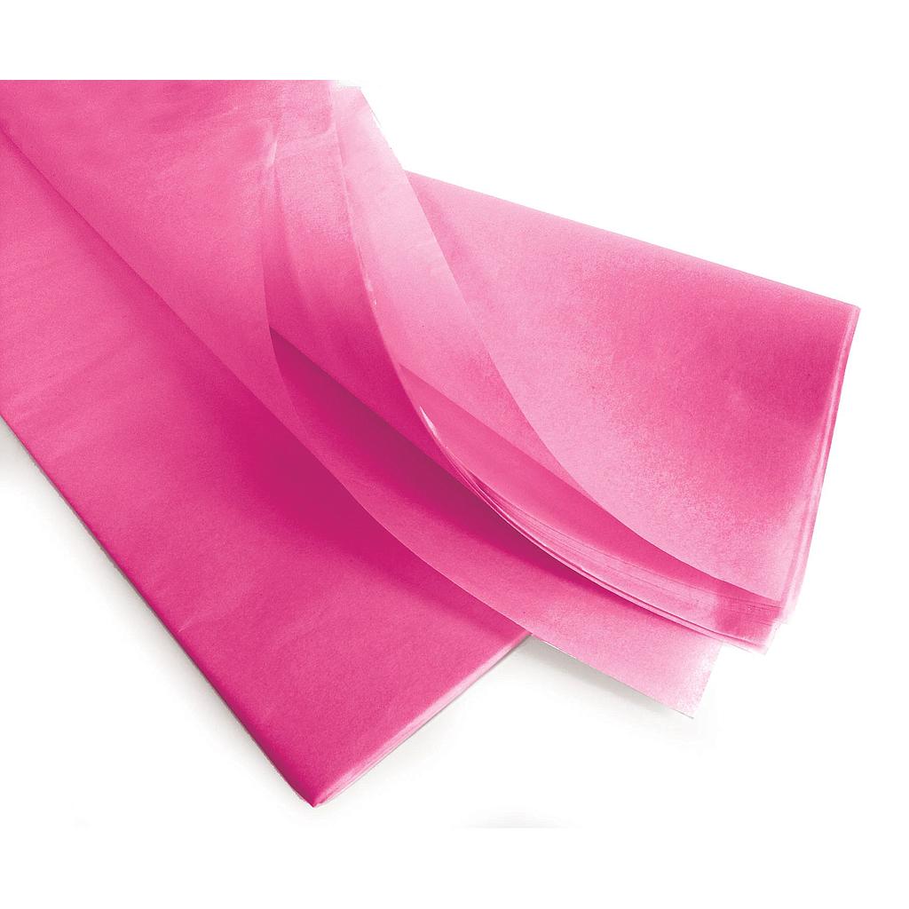 RAME PAPIER DE SOIE ROSE FUCHSIA _75x50cm_17gr/m2 _x240 FEUILLES_SMOOTH / SIRIUS_840012