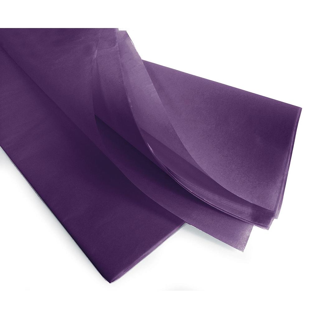 RAME PAPIER DE SOIE purple _75x50cm_17gr/m2 _x240 FEUILLES_SMOOTH / SIRIUS_840046 